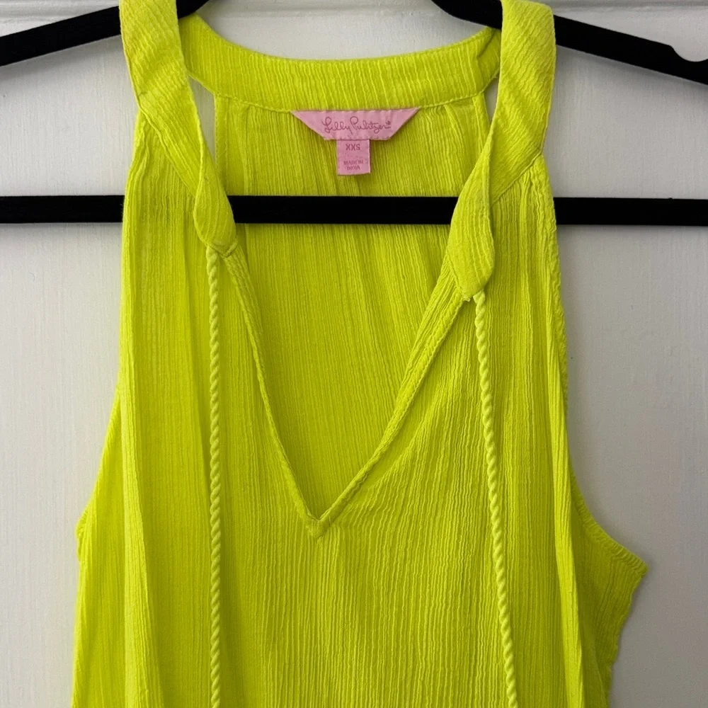 Lilly Pulitzer Bright Yellow Top - Picture 4 of 6